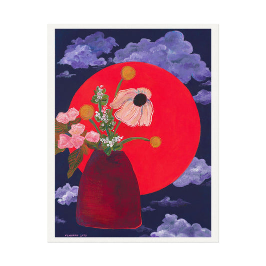 Fluorescent Red Solar Bouquet