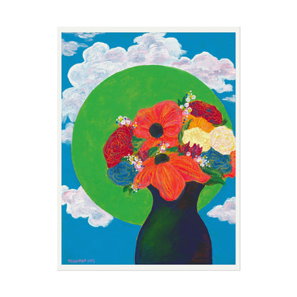 electric lime solar bouquet