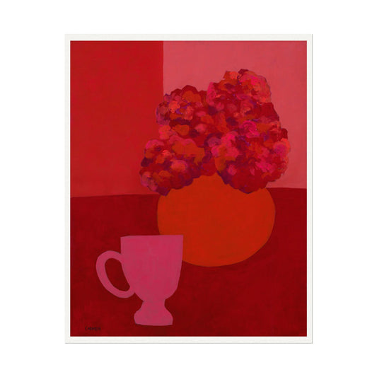 monochrome flat life red no.1