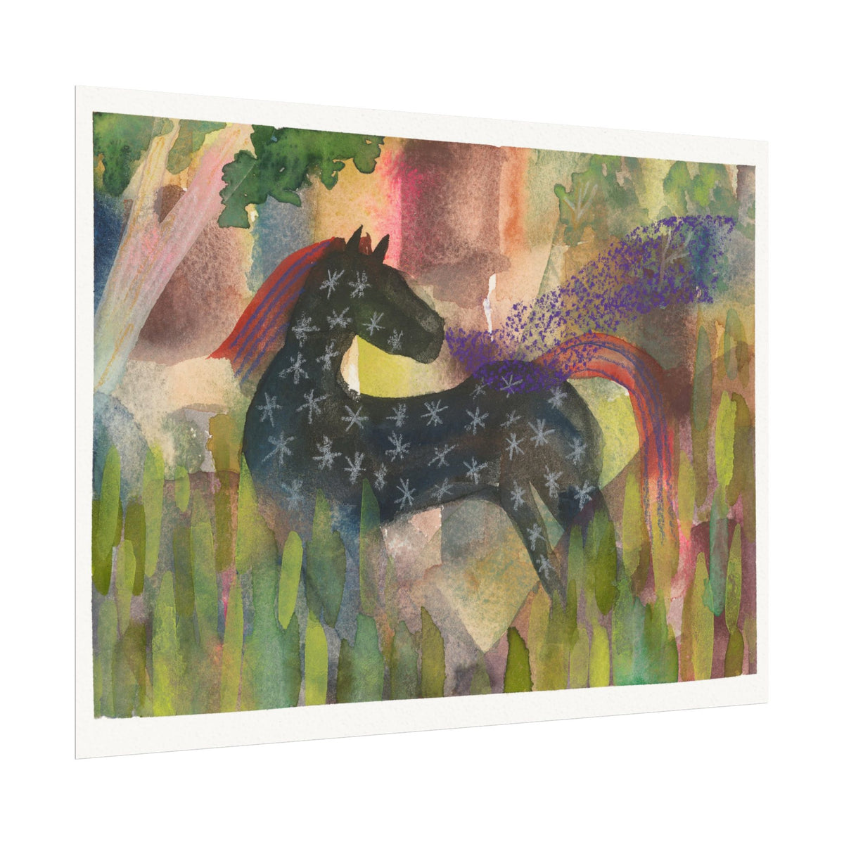 Dusk horse