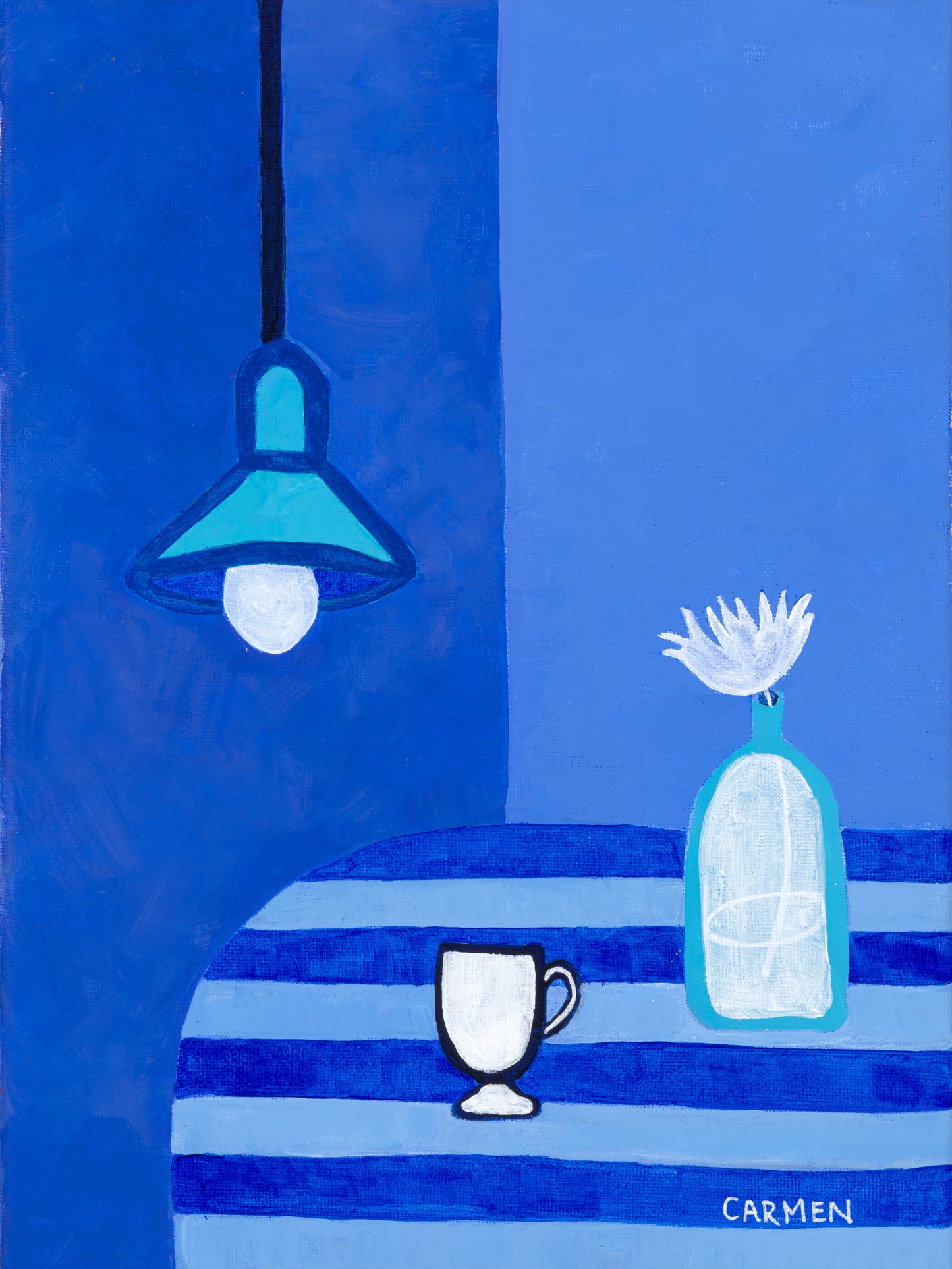 monochrome flat life blue no.2