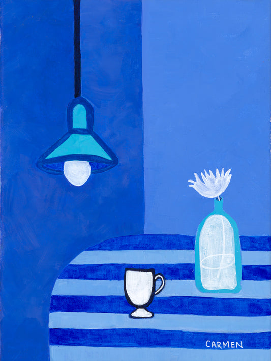 monochrome flat life blue no.2