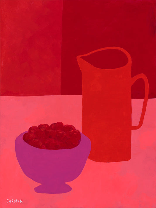 monochrome flat life red no.2